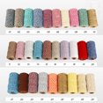 thumbnail image 2 of Decodeary 2mm 100m DIY Cotton Thread Cord String Colorful Cord String Strap Decorative Rope Wire Clothes Making Supplies gold wire + black 1Set, 2 of 6