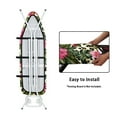 thumbnail image 4 of Renewold Hibiscus Ironing Board Covers with Padding Standard Size Wear-Resistant Iron Pads for Ironing Laundry Decor Heat-Reflective Nose Pocket Iron Pad Covers Table Top Ironing Board Cover, 4 of 6