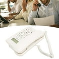 thumbnail image 1 of Desk Phone, Corded Telephone Caller ID  For Home For Hotel For Bank Black,White, 1 of 8