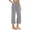 #0469-Black, variant on Favoffer Women Solid Cotton Linen Long Pants Button Front Waist Relaxed Fit Casual Trousers Breathable Bottoms with Side Pockets for Daily