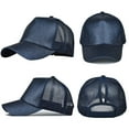 thumbnail image 4 of Windfall Women Summer Baseball Cap Anti UV Mesh Ponytail Hat Adjustable Outdoor Sports, 4 of 6