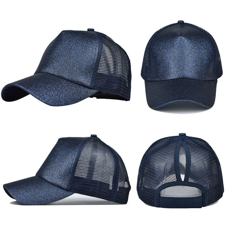 SPRING PARK Women Girls Summer Baseball Cap Hat Sun Shade Sports