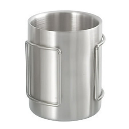 

ammoon Durable Stainless Steel Water Cup for Camping Hiking Backpacking 200ml/300ml/400ml
