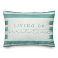 thumbnail image 2 of Creative Products Beach Time Stripes Teal 14x20 Spun Poly Pillow, 2 of 3