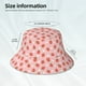 thumbnail image 3 of Fotbe Strawberry Sombrero Tipo Pescador con Estampado – Sombrero de Sol de Algodón de Moda para Playa, Golf, Pesca, 3 of 6