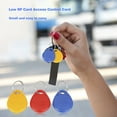 3 Pcs Entry Access Card Smart ID Card Keychain Clasp Security Locks
