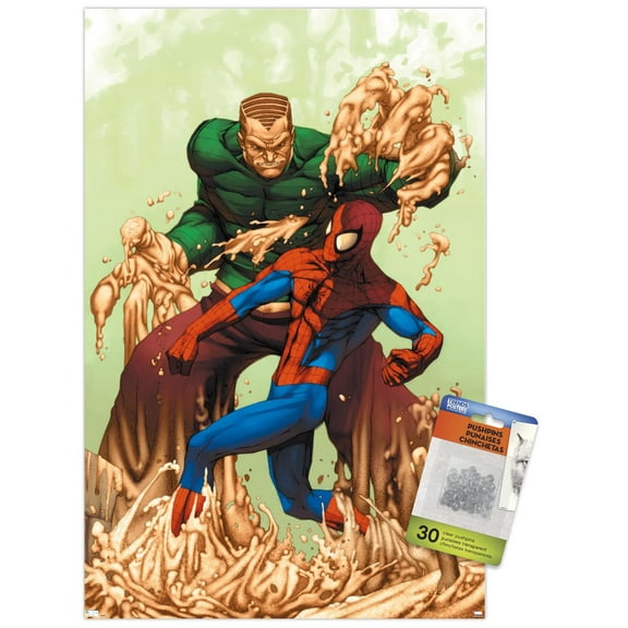 Marvel Comics - Sandman - Marvel Age Spider-Man #17 Wall Poster with Pushpins, 14.725" x 22.375"