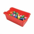 thumbnail image 3 of Antimicrobial Rectangle Storage Bin, Red | Bundle of 2, 3 of 5