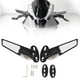 thumbnail image 1 of Juego De 2 Rtroviseurs Universels Ninja 250 300 400 650 H2 Para Motos, Rtroviseurs Universels Pivotants Et Rglables Avec Clairage Pour Vtt, Rtrovise, 1 of 5