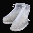 thumbnail image 1 of Cubre impermeables para Cubrebotas reciclables con cremallera Cubre Antideslizantes METRO shamjiam Cubierta de zapatos sobretensiones, 1 of 9
