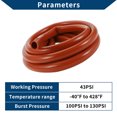 thumbnail image 4 of Ofertas Únicas 12Ft 5/8" 16mm ID 2.5mm Grosor Manguera de Vacío de Silicona para Aire y Agua Roja, 4 of 6
