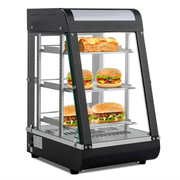 ROVSUN 15" Commercial Food Warmer Display, 3Tier Electric Countertop
