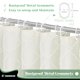 thumbnail image 5 of Dynamene Cortinas De Ducha Extralargas De 84 Pulgadas De Largo, Cortinas De Ducha De Tela A Rayas Geométricas Con Mechones Boho Para Baño, Juego De Cortinas De Ducha De Tela Impermeables Altas Y Shabb, 5 of 5