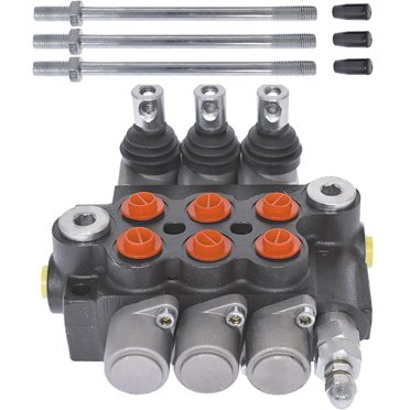 Buy Hydraulic Directional Control Valve 2 Spool 11 GPM Double Acting 3625 PSI SAE Ports Hydraulic Valve For Tractors Loaders Tanks Loaders Log Splitters