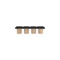 thumbnail image 7 of Meridian Furniture Pavilion Black Boucle Fabric Bench, 7 of 7