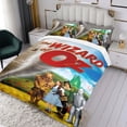 thumbnail image 3 of El Mago de Oz Conjunto de sábanas temático, trío de piezas, cómodo y amigable con la piel, diseño único, regalo de decoración para el hogar para familiares, amigos y fans,140cm *210cm, 3 of 6
