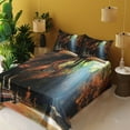thumbnail image 2 of Ambesonne Colorful Fitted & Top Sheet Set with Shams, Tham Khao Luang Cave, Multicolor, 2 of 5