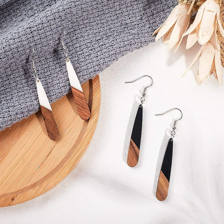 Wood earring findings deals