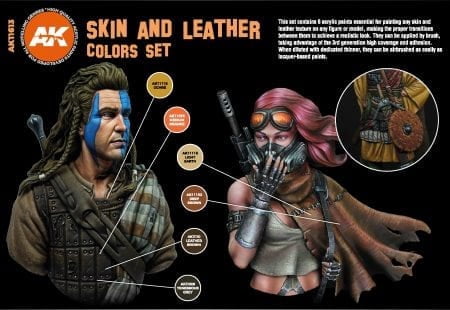 AK-Interactive Skin and Leather Colors Set New