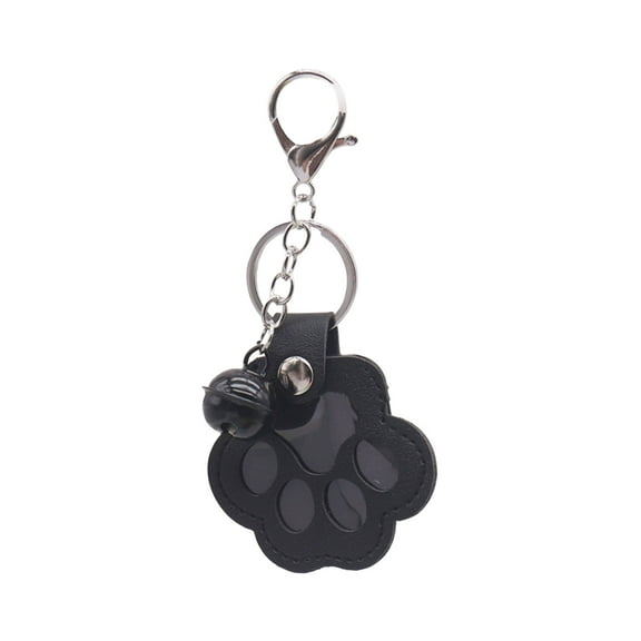 LiUMX Pet Hair Memorial Keychain | Paw Shape Pet Hair Keepsake Pendant | Dog Lover Gift with Souvenir Storage for Pet Hair | Reminder Key Fob for Bag or Purse