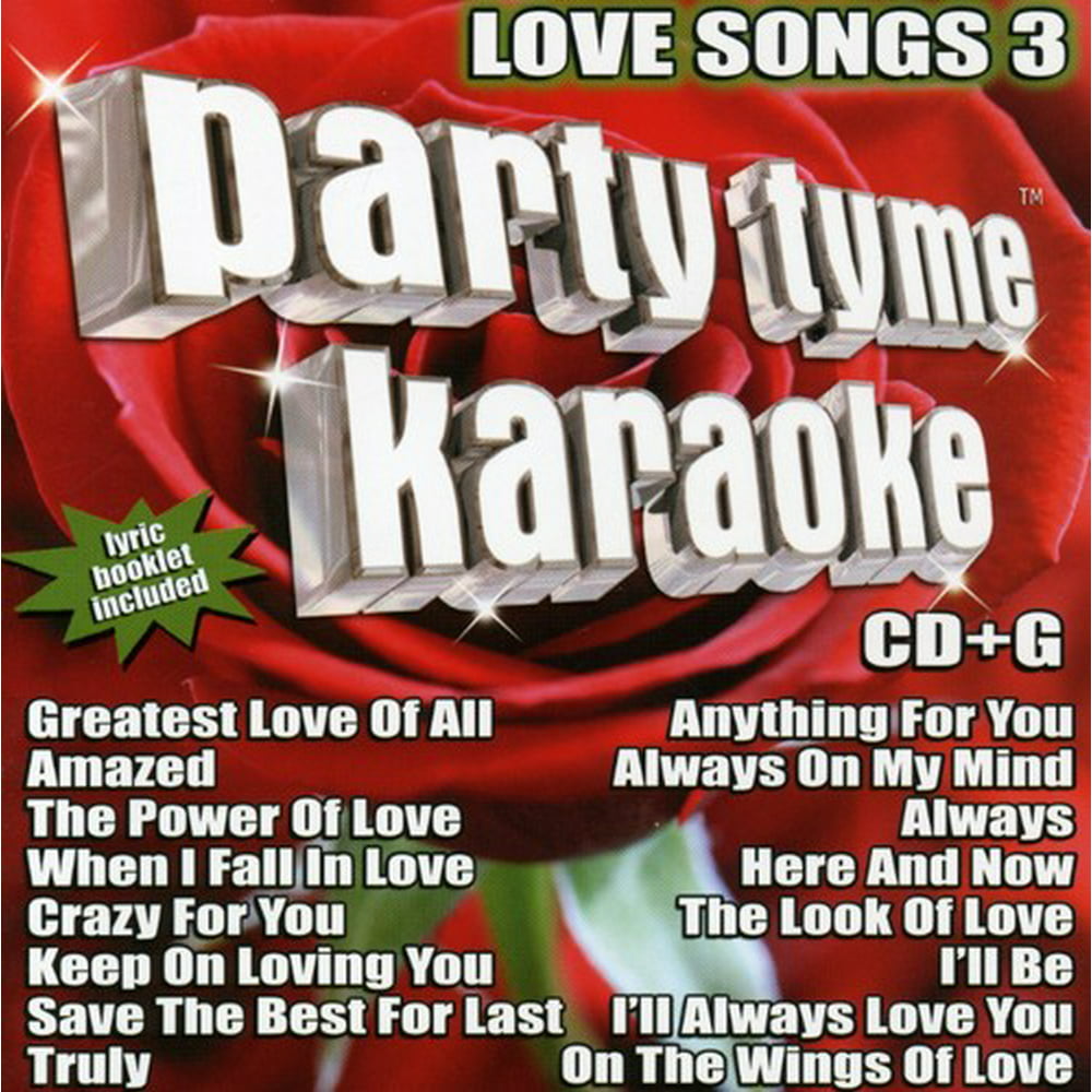 Party Tyme Karaoke Love Songs Vol 3 Cd