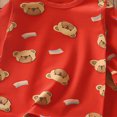 thumbnail image 5 of TOWED22 Toddler Baby Girl Clothes Outfits Long Sleeve Crewneck Sweatshirt and Joggers Pants 2 Piece Set Fall Winter(Watermelon Red,7-8 Y), 5 of 6