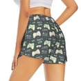 thumbnail image 3 of Haiem Gamers Women's 2 in 1 Running Shorts - Lightweight Athletic Workout Gym Yoga Breathable Sports Shorts Liner with Phone Pockets-, 3 of 9