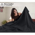 thumbnail image 4 of RUVANTI Flannel Sheets – Queen Sheet Set, Ultra Soft & Cozy Double Brushed, 15" Deep Pocket, 360° Elastic For Secure Fit, No Pilling, 4 Pieces (Flat, Fitted, 2 Pillowcases), True Black, 4 of 8