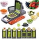 thumbnail image 4 of Cortador manual de verduras blanco, cocina multifunción, cortador de verduras profesional, cortador de verduras para zanahorias, papas, tomates, ensalada de frutas, 4 of 5