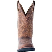 Laredo Men's Distressed Tan Kane Square Toe Western Boots 7812