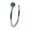 Sea Blue, variant on Nose Ring Stainless Steel Fake Nose Ring Hoop Lip Nose Rings Small Thin Piercing-Pink