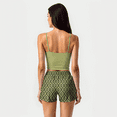 thumbnail image 2 of The White Lotus Women's and Women's Plus Polo Club Sleep Cami and Shorts Set, 2-Piece, Sizes XS-3X, 2 of 7
