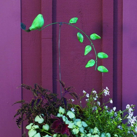 Teal Bird Garden Balancer