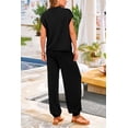thumbnail image 2 of Conjunto Deportivo PRETTYGARDEN para Mujer, Dos Piezas de Punto, Negro, Talla L, 2 of 8