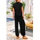 thumbnail image 2 of Conjunto Deportivo PRETTYGARDEN para Mujer, Dos Piezas de Punto, Negro, Talla L, 2 of 8