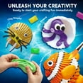 thumbnail image 6 of Joyfy 12pcs Sea Shell Painting Kit for Kids, Glow in the Dark Painting Set for Toddler Activities ,Christmas Birthday Gift for Boy Girl Ages 6 Up, 6 of 10