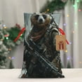 thumbnail image 5 of Pofeuu Surreal Panda Warrior Print Burlap Bags with Drawstrings Drawstring Gift Bags Pouch Bag for Thankgiving Birthday Party Gift Wrapping Treats and Party Favors-Medium, 5 of 9