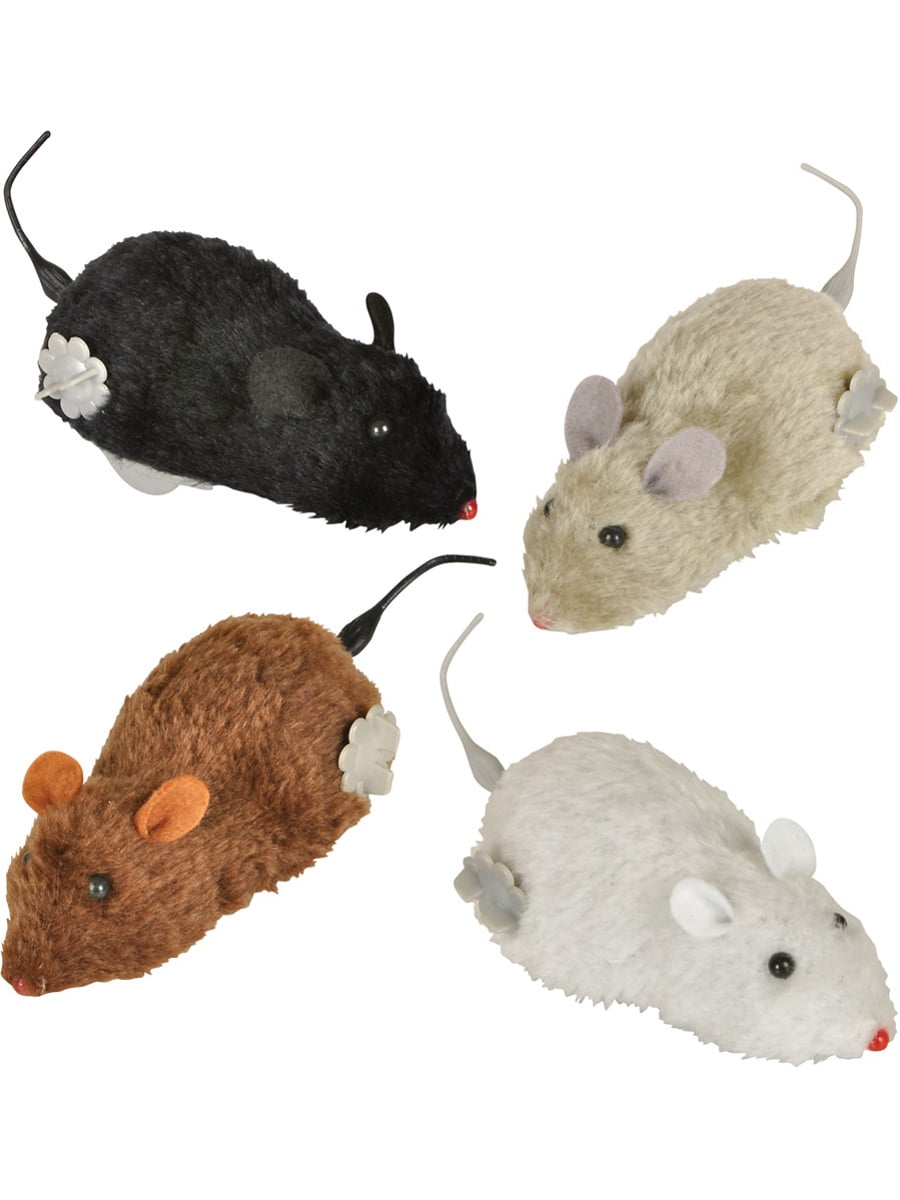 Pack Of 12 Assorted Windup Wind Up Prank Toy Animal Mouse Rat Pack Mice
