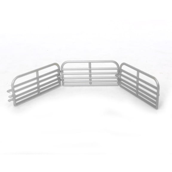 Standi Toys 1/64 3 Pack of Silver Plastic 10 feet to Scale Cattle Gates ST435