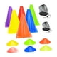 thumbnail image 2 of Conos de entrenamiento para fútbol, ​​conos de fútbol, ​​resistencias, conos deportivos de cono de marcador de campo con bolsa de almacenamiento para 44 piezas, 2 of 8