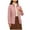 Pink, variant on HOOJT Clearance!Women Casual Solid Puffer Jacket Outdoor Plus Size Windproof Workwear Loose Fit Winter Coat