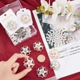 thumbnail image 4 of 1 Bag 9 Pcs Wedding Bouquet Brooches Kit Pearl Wedding Bouquet kit Set Pearl Brooch Pin Crystal Flower Brooches with 100 Pcs Crystal Bouquet Pins For Wedding Bouquet Bridal Brooches Decoration, 4 of 6