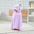thumbnail image 2 of LIIPEE Cartoon Hooded Bathrobes For Boys Warm Comfortable Cover Up Robes Kids Cute Loose Breathable Bath Towel Robe,5-10 Years, 2 of 6