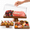 Rectangle, variant on Rectangle Wood Cake Stand With Lid 2-in-1 Charcuterie Serving Platter