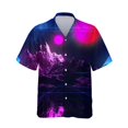 thumbnail image 3 of Camisas hawaianas de moda para hombre, camisas casuales de manga corta con botones hacia abajo para hombre, blusa de verano con estampado 3D, ropa de calle, 3 of 5