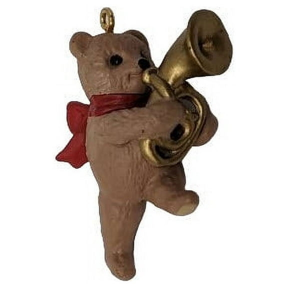 1996 March of Teddy Bears (Miniature) Hallmark Keepsake Christmas Tree Ornament - QXM4094