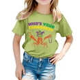 thumbnail image 1 of Chemises à Manches Longues pour Filles, Chemise à Sequins Inversée 5t, Chemise Décontractée Imprimée à Col Rond, T-Shirt à Manches Courtes, Chemise Décontractée, 1 of 5