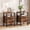 Rustic Brown, variant on HOOBRO Nightstand with USB Ports & 2 Drawers & Power Outlets Bedroom Gray