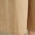thumbnail image 6 of yeiolnoer Culottes for Women Casual High Waisted Capri Pants with Pockets Flowy Wide Leg Pant Fashion Clothing, 6 of 7