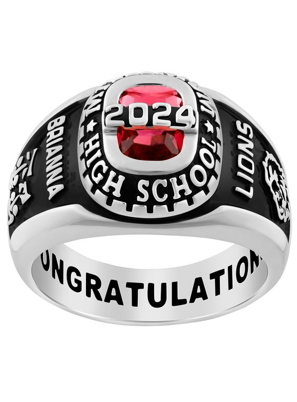 Order Now for Graduation, Freestyle Women's Celebrium -Top Classic Class Ring, Personalized, High School or College